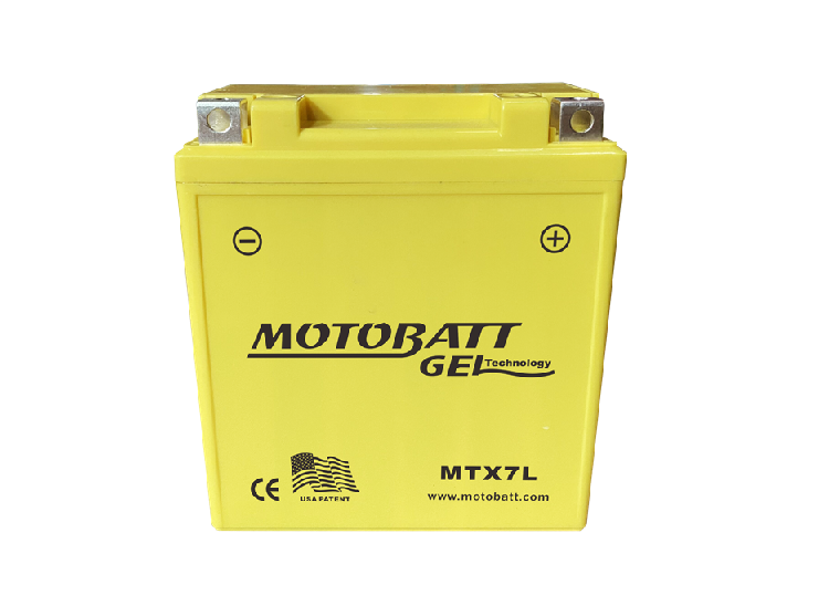 MOTOBATT JEL 2 KUTUP 7 Ah 120 CCA AKÜ MTX7L YTX7L-BS, YTZ8V