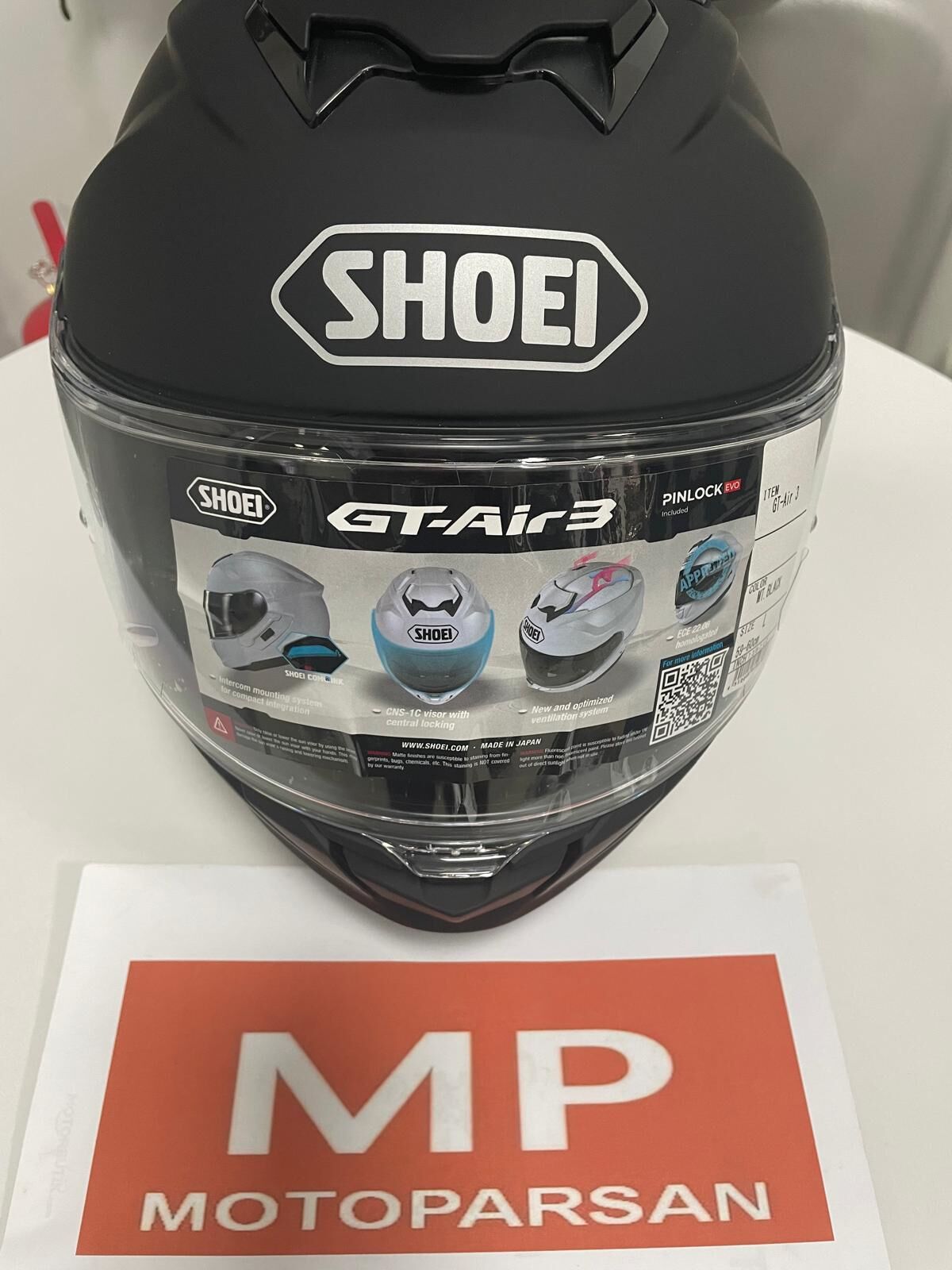 SHOEI GT-AIR 3 MAT SİYAH KASK
