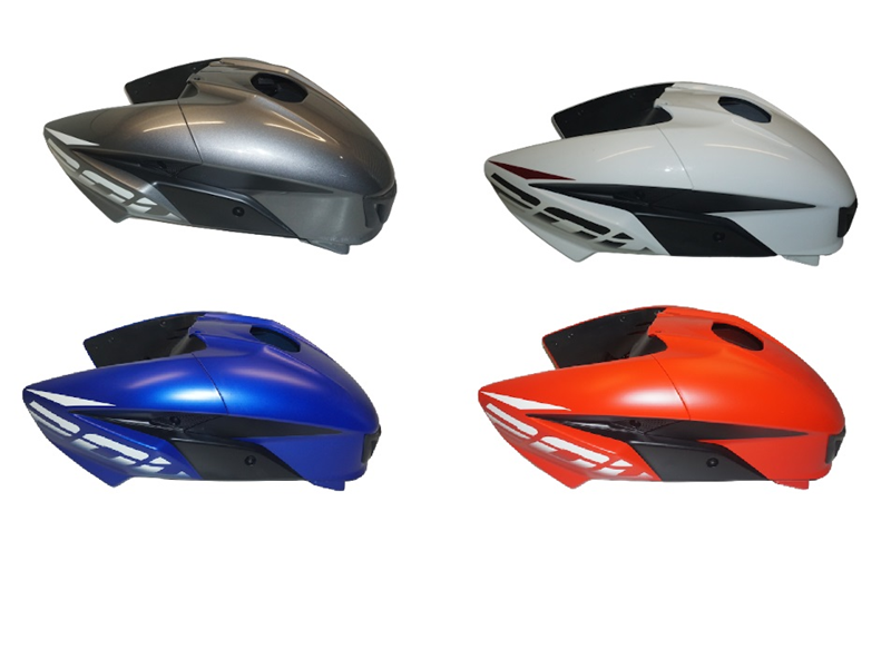 BAJAJ PULSAR NS200 GRENAJ YAKIT DEPO MUHAFAZA PLASTİĞİ ÜST KOMPLE EURO 4 - 5