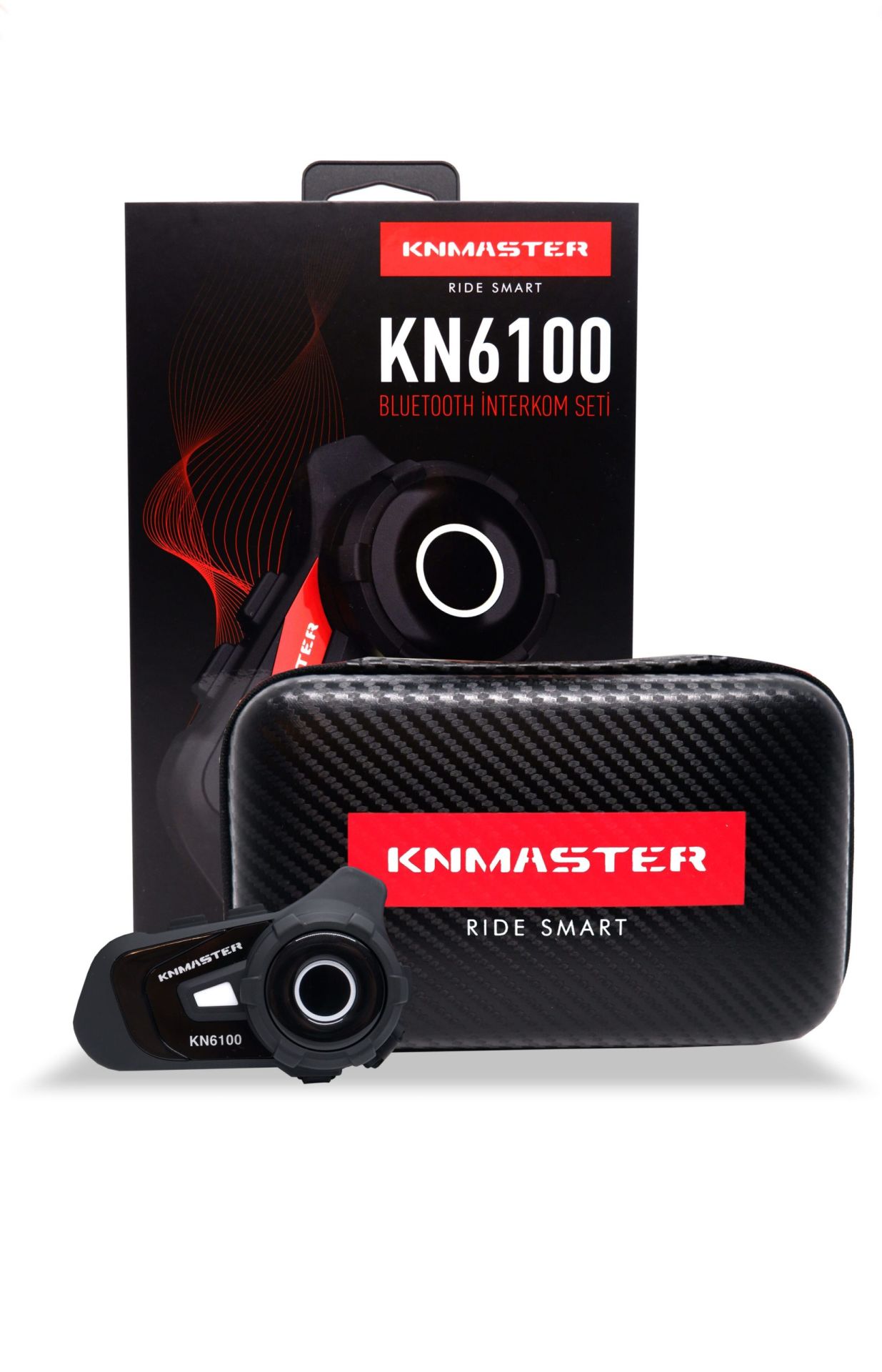 KNMASTER KN6100 SİYAH BLUETOOTH İNTERKOM