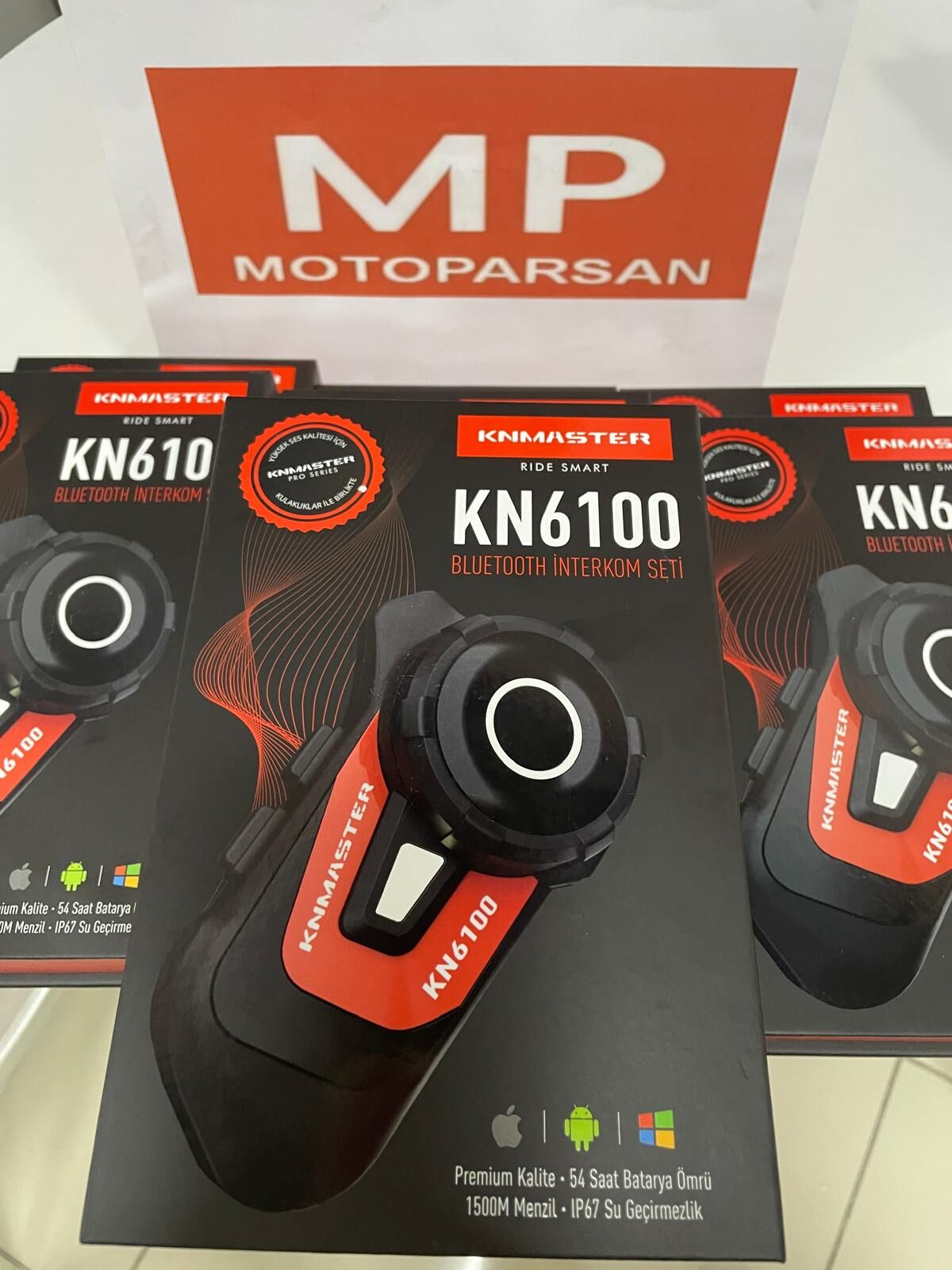 KNMASTER KN6100 SİYAH BLUETOOTH İNTERKOM