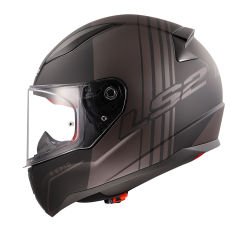 LS2 RAPID MULTIPLY MAT SİYAH-GRİ KASK