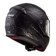 LS2 RAPID CRYPT MAT SİYAH KASK