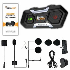 Nukrotech Nukro S3 Bluetooth İnterkom Seti