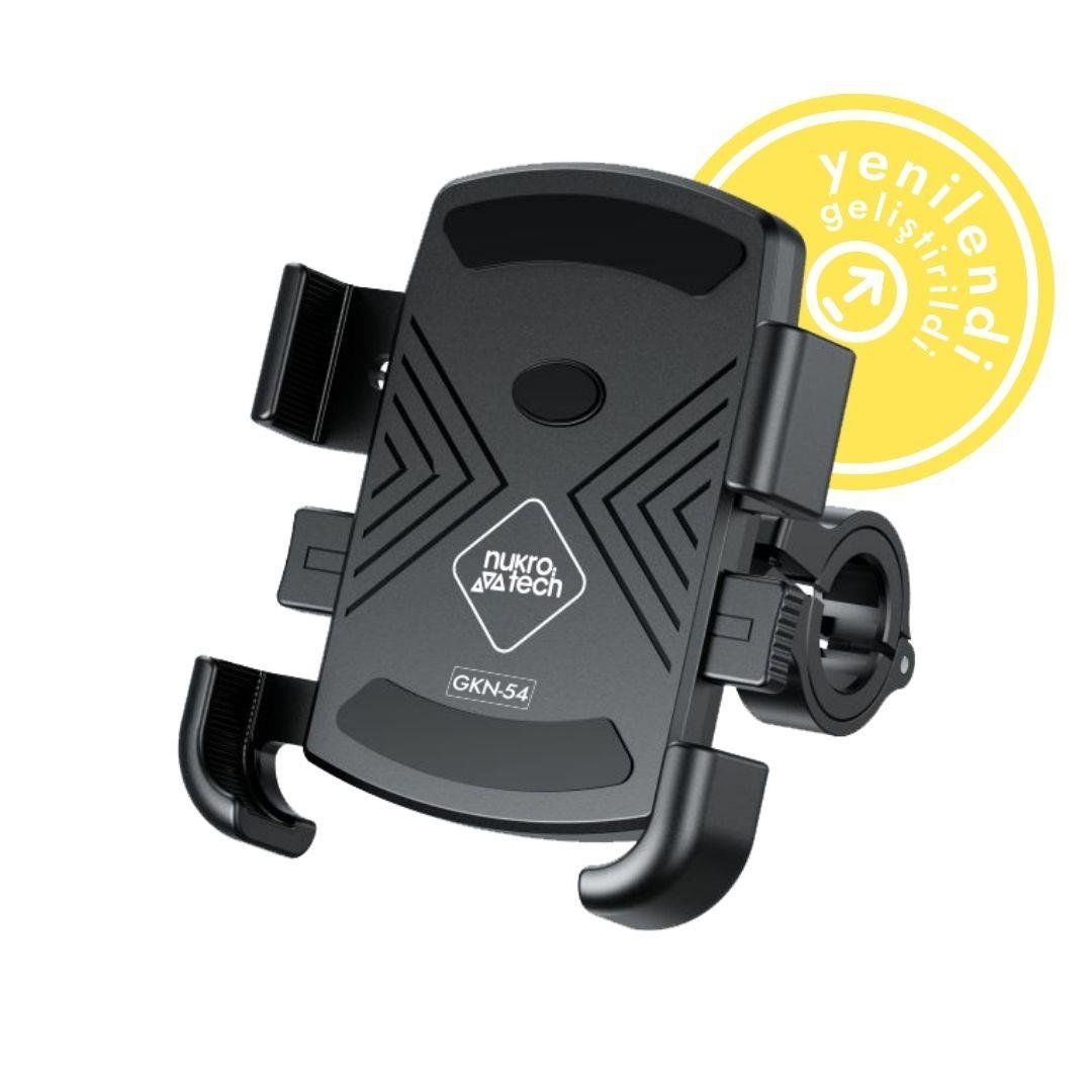 Nukrotech GKN54 Gidon Bağlantılı Motosiklet Telefon Tutucu