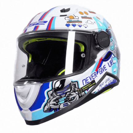 LS2 Kid Next Level Beyaz Çocuk Kaskı