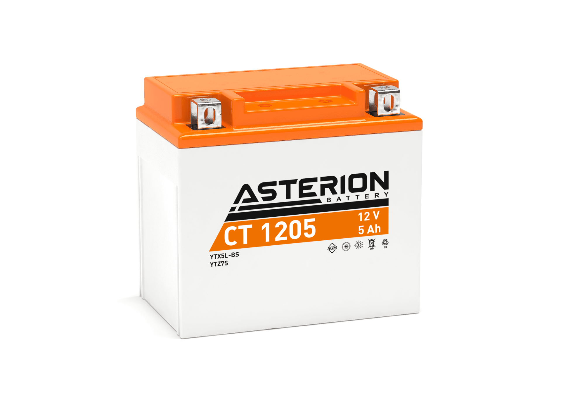 Asterion CT 1205 (NS125 N160) Agm Akü  YT5L-BS