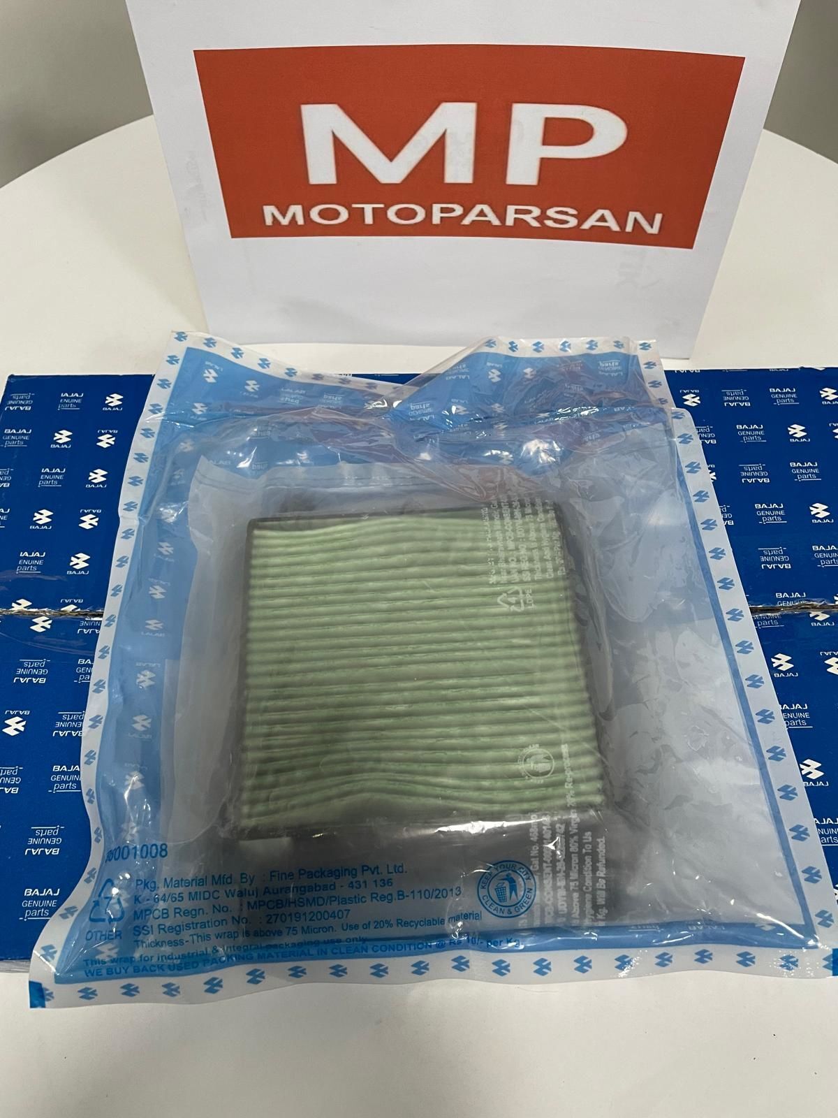 Bajaj Dominar D250 Orjinal Hava Filtresi Filitre Elemanı (Kontrol ünitesi dikey olan)