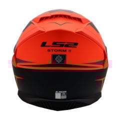 LS2 STORM 2 FIST MAT TURUNCU-SİYAH KASK