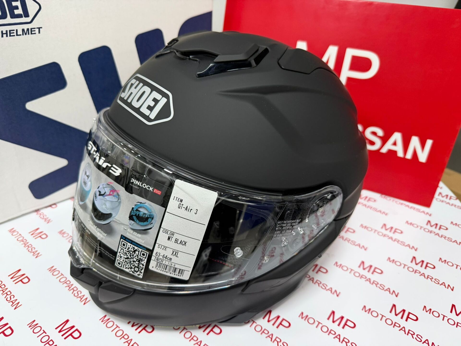 SHOEI GT-AIR 3 MAT SİYAH KASK