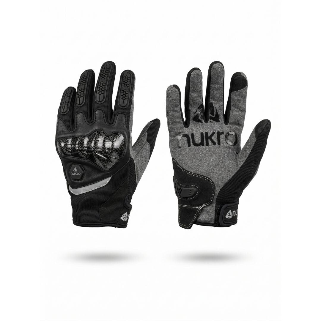 Nukro TELVO Yazlık Eldiven  CE EN 13594 sertifikalı - Gri
