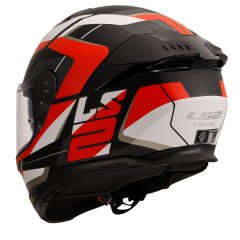 LS2 STREAM 2 ROAD MAT SİYAH-KIRMIZI-BEYAZ-GRİ KASK L