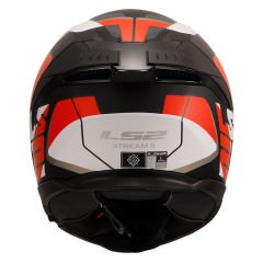LS2 STREAM 2 ROAD MAT SİYAH-KIRMIZI-BEYAZ-GRİ KASK