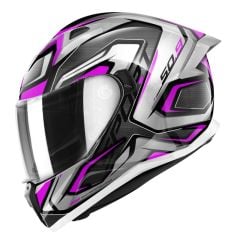 GIVI 50.9 ATOMIC LADY TITANIUM-GRİ-PEMBE KASK