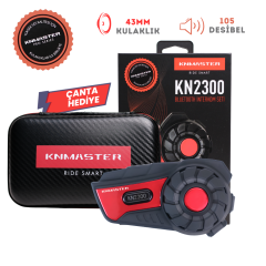 Knmaster KN2300 Motosiklet Kask İnterkom Bluetooth Intercom Kulaklık Seti