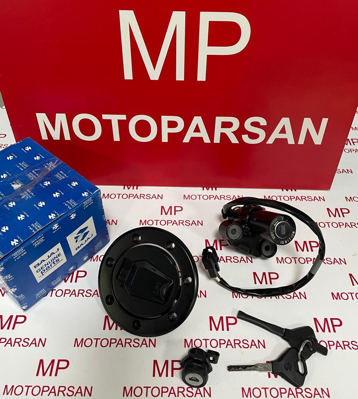 Bajaj Pulsar N250 Kontak Komple Siyah Orjinal