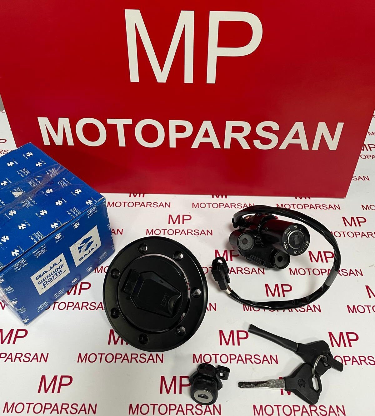 Bajaj Pulsar F250 Kontak Komple Siyah Orjinal