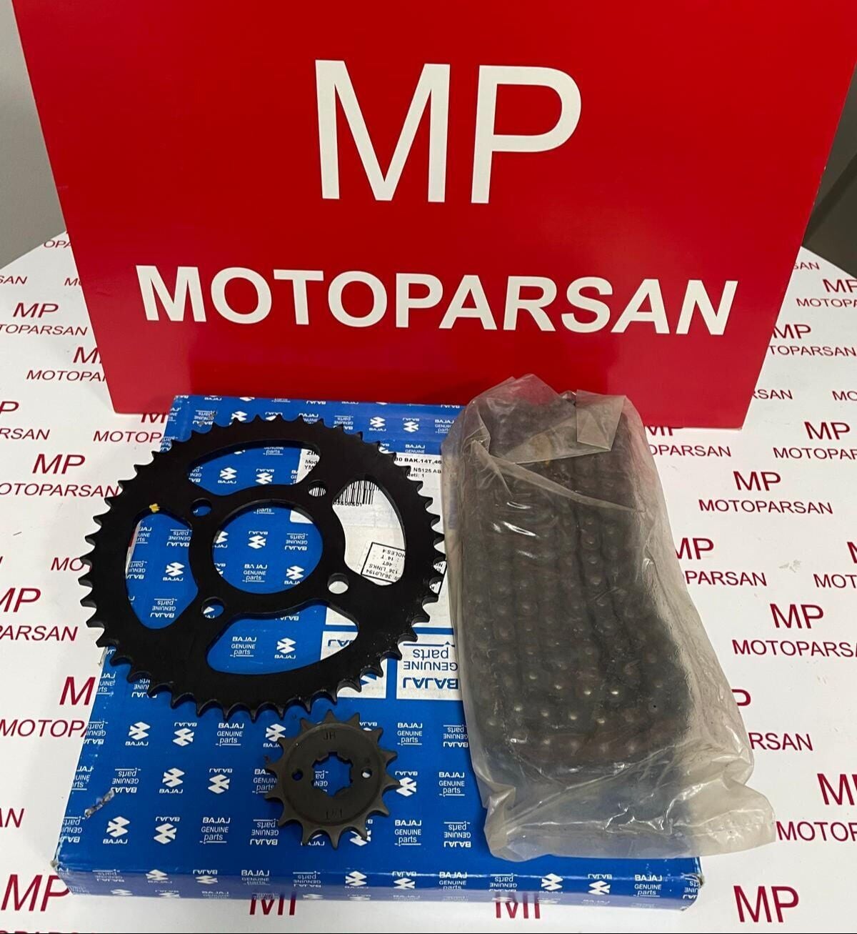 Bajaj Pulsar Ns125 Cbs Orjinal Zincir Dişli Set 130 Bakla.14T.46T