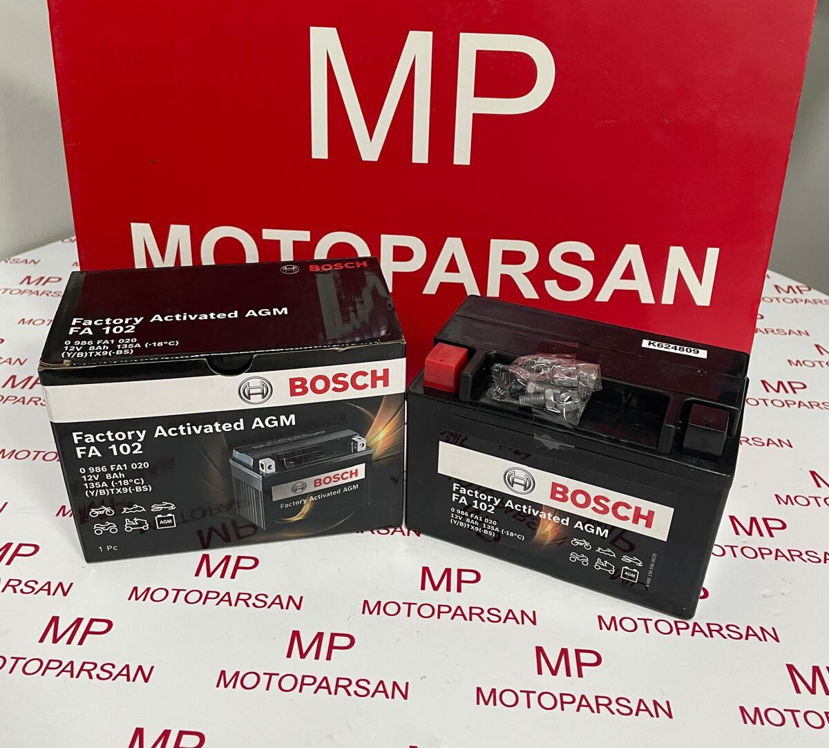 Bosch M6010 8Ah | YTX9-4 | YTX9-BS – AGM Motosiklet Aküsü