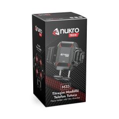 Nukrotech M33 4 Yastıklı Titreşim Modüllü Telefon Tutucu