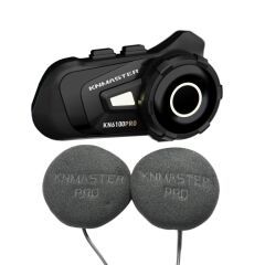 KNMASTER KN6100 PRO SİYAH BLUETOOTH İNTERKOM KULAKLIK SETİ