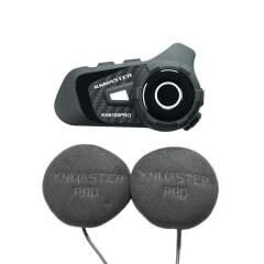 KNMASTER KN6100 PRO KARBON BLUETOOTH İNTERKOM KULAKLIK SETİ